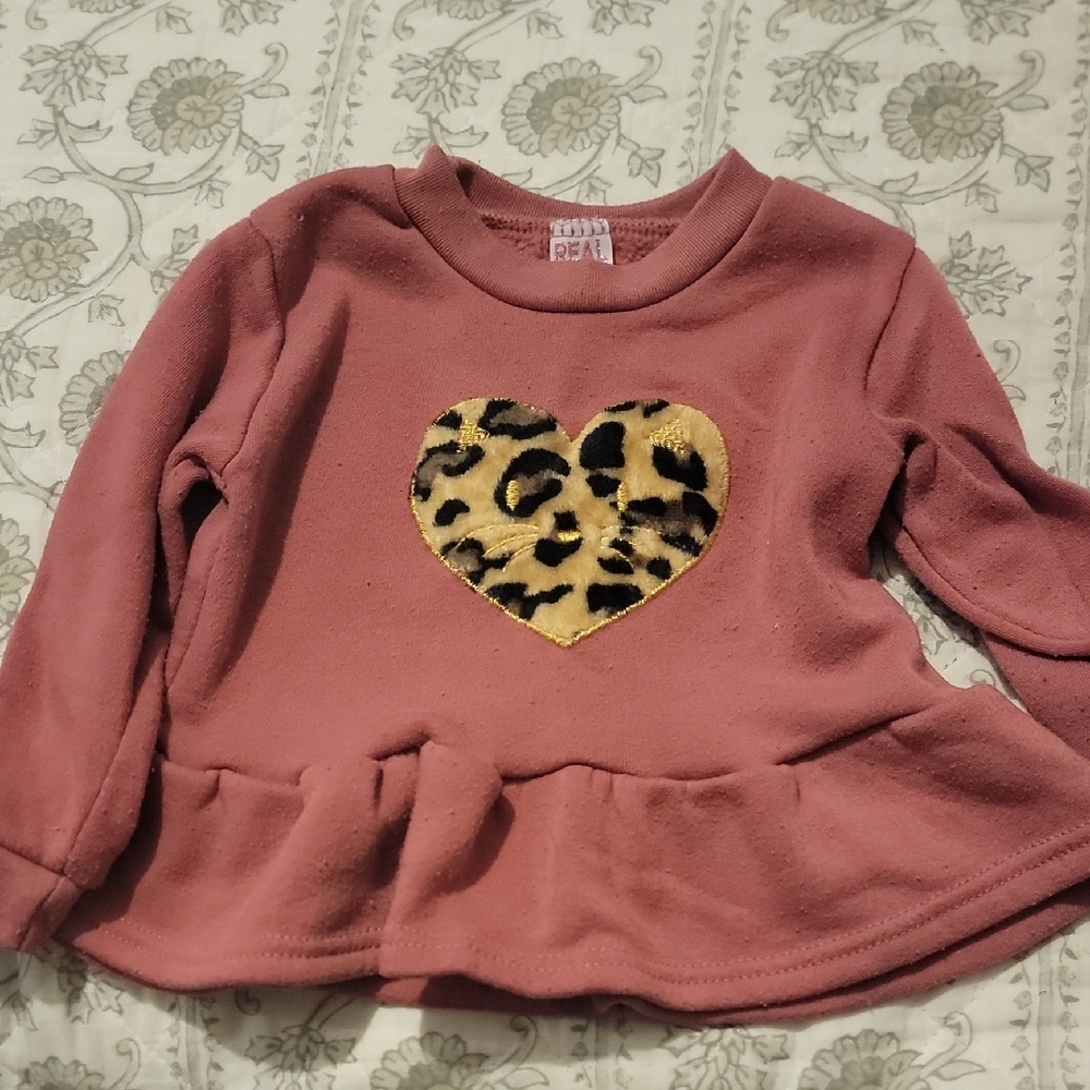 Pink Heart Kids Top